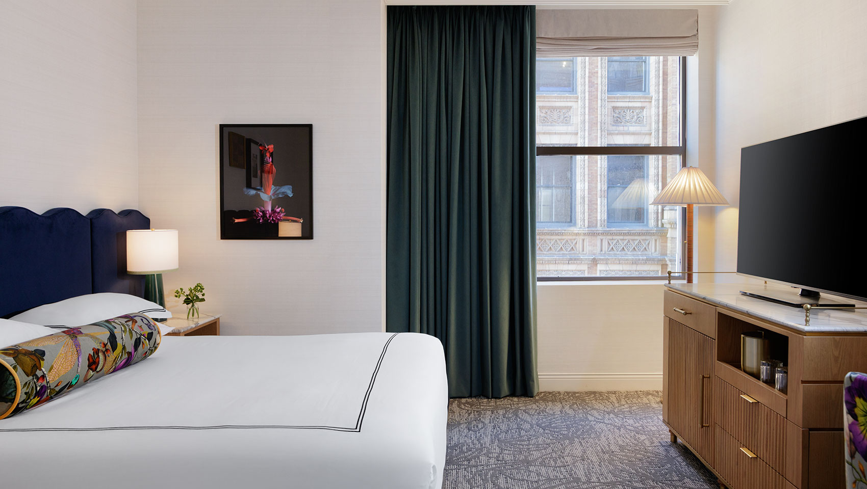 Standard King Guestroom at Kimpton Hotel Monaco Philadelphia