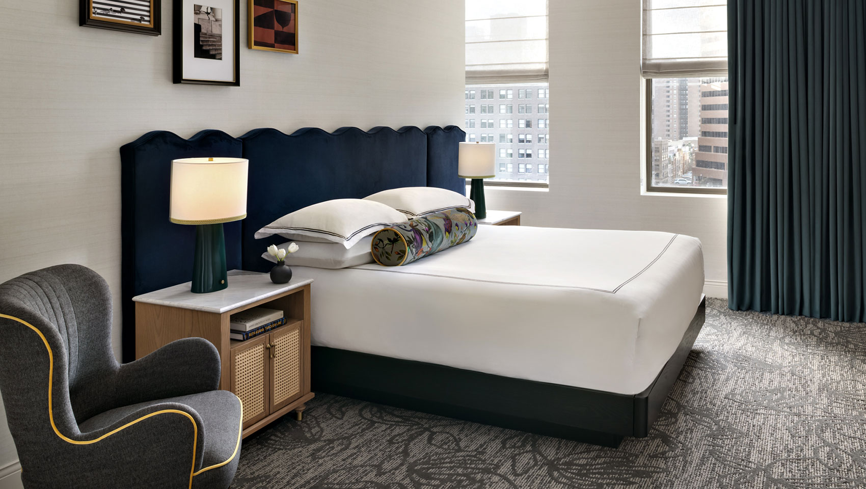 Renovated Monaco Philadelphia Guestroom/bathroom