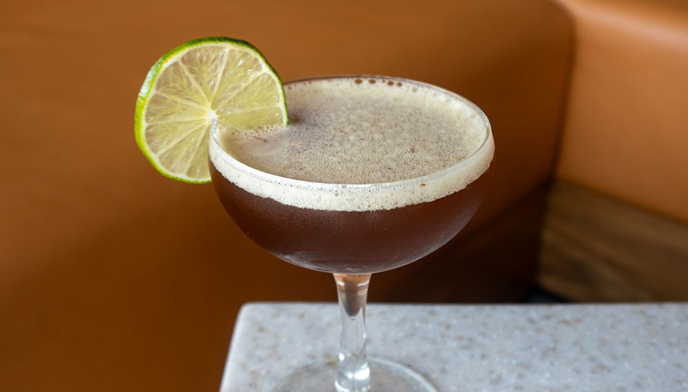 close up of a cocktail