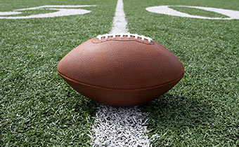 Football on Field